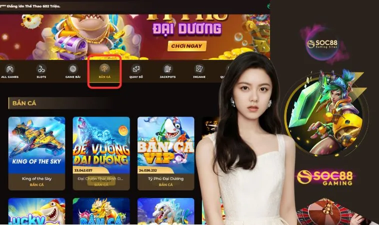 Bắn Cá SOC88: Khám Phá Đại Dương Mênh Mông Đầy Màu Sắc   1 Game bắn cá SOC88 là gì?